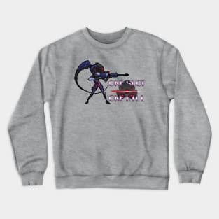 Overwatch - 16-Bit Widowmaker Quote Crewneck Sweatshirt